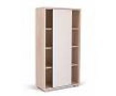 Easy Möbel (MA) Jugendzimmer - Schiebetürenschrank / Kleiderschrank Gabriel 14, Farbe: Eiche Br