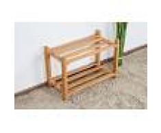 Steiner Shopping Möbel Schuhregal Buche Vollholz massiv Erlefarben Junco 225 - 40 x 58 x 26 cm (H x B x