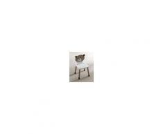 Steiner Shopping Moebel (FT) Kindersessel Matteo 03, Farbe: Weiß / Braun - Abmessungen: 56 x 30 x 30 cm (H x