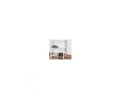 Steiner Shopping Möbel Schuhregal Buche Vollholz massiv weiß lackiert Junco 224 - 70 x 58 x 26 cm (H x