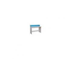 Easy Möbel (MA) Kinderzimmer - Schreibtisch Luis 04, Farbe: Eiche Weiß / Blau - 93 x 120 x 60 c