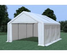 Stabilezelte Partyzelt Pavillon 4x6m Modular Pro PVC wasserdicht weiß