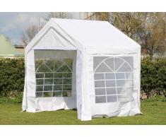 Stabilezelte Partyzelt Pavillon 3x2m Classic Premium PVC wasserdicht weiß