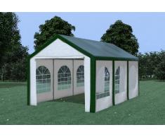 Stabilezelte Partyzelt Pavillon 3x6m Modular Pro PE wasserdicht grün / weiß