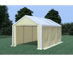 Stabilezelte Partyzelt Pavillon 3x6m Modular Pro PVC wasserdicht weiß / beige