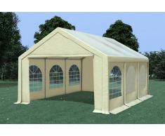 Stabilezelte Partyzelt Pavillon 4x6m Modular Pro PVC wasserdicht beige