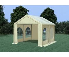 Stabilezelte Partyzelt Pavillon 3x4m Modular Pro PVC wasserdicht beige