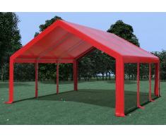 Stabilezelte Partyzelt Pavillon 5x6m Modular Pro PVC wasserdicht rot