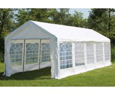 Stabilezelte Partyzelt Pavillon 4x10m Classic Pro PE wasserdicht weiß