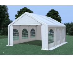 Stabilezelte Partyzelt Pavillon 4x6m Modular Pro PVC wasserdicht weiß