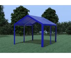 Stabilezelte Partyzelt Pavillon 3x4m Modular Pro PE wasserdicht blau