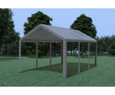 Stabilezelte Partyzelt Pavillon 3x6m Modular Pro PE wasserdicht grau