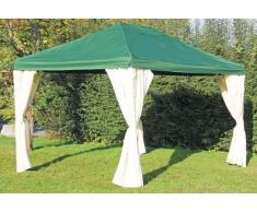 Stabilezelte Pavillon 3x4m grün Polyester Gartenpavillon Sahara wasserdicht