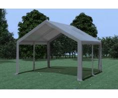 Stabilezelte Partyzelt Pavillon 4x4m Modular Pro PVC wasserdicht grau