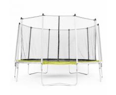 Trampolin Essential 420 mit Schutznetz grün