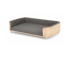 Kyali Hundesofa, Natural ash and Grey, L/XL