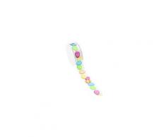 Stoffband Ostereier, bunt, 25 mm, 5 m