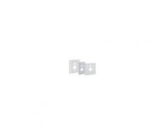 Geberit Abdeckplatte mit Schallschutzset 115396001 zu Duofix Element für Wand WC höhenverstellbar