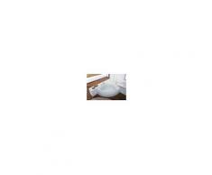 Hoesch Squadra Eck Badewanne 6139.010 weiss, 152x152cm, mit loser Schürze