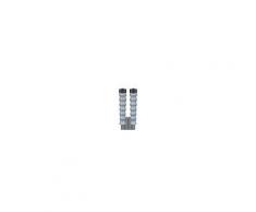 R+M de Wit 10m HD-Schlauch 2SC, DN08, grau, M22 Überwurf auf M22 Überwurf, max. 150°C, m