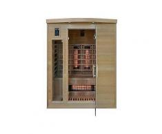 home deluxe infrarotkabine »gobi l« b/t/h: 150/110/190 cm für bis zu 3 personen