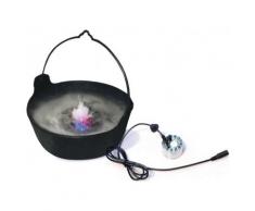 Halloween-Deko Rauch und LED-Leuchte bunt 5cm