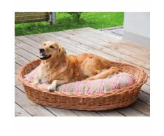 Aumüller Hundekorb aus gesottener Weide 60x45x15cm