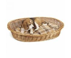 Aumüller Hundekorb aus gesottener Weide 80x62x21cm