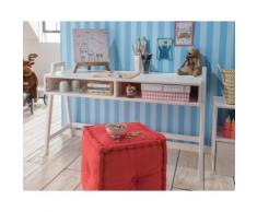 INFANSKIDS Kinderzimmer Schreibtisch - höhenverstellbar weiss / B 126 x H 60/67,5/75 x T 50 cm