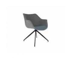 Zuiver Designer-Stuhl Doulton Vintage braun, PU-Leder