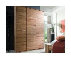 Massivholz Kleiderschrank Standard Front 6 2-türig / Buche natur