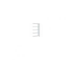 Regalwerk BERT-Lagerregal Seitenwand-Vollblech - Anbaufeld HxBxT 2000x875x500mm mit 5 Stahl-Fachböden, B3-58109-50