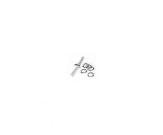 APS Serviettenringe, 6,5 x 4 cm, Metall, verchromt, VE: 6er Set a 25 Stück, 04445