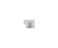 Hammerbacher Rollcontainer 58cm, 3 Schübe, Schloß Relinggriff Grau, 42,8x58x59 cm, 1/3/3/3 HE, VAC30/5/5/RE