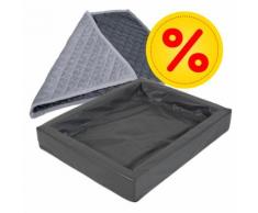 Das hygienische Hundebett + Kuscheldecke Velvet - L (100cm)