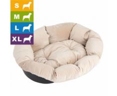 Ferplast Hundekorb Sofà mit Bezug - L 82 x B 59,5 x H 25 cm