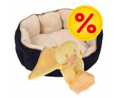 Kuschelbett Kingdom + Schmusedecke Quaxie - M (80cm)