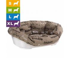 Ferplast Hundekorb Sofà mit Bezug - L 70,5 x B 52 x H 23,5 cm