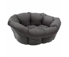 Set Größe 6, L 70,5 x B 52 x H 23,5 cm Ferplast Hundekorb Siesta Deluxe schwarz mit Überzug Sofà...