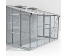 Vitavia Anlehngewächshaus Osiris Tomatenhaus, 7800 HKP ca. 6 mm, 2,01x3,86x2,21 m,Anthrazit