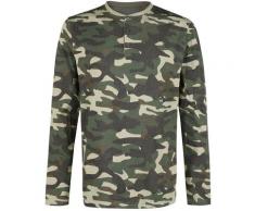 Black Premium by EMP camouflage Longsleeve mit Knopfleiste Herren-Langarmshirt - camouflage