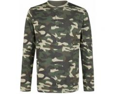 Black Premium by EMP camouflage Longsleeve mit Knopfleiste Herren-Langarmshirt - camouflage