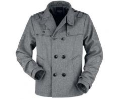 Black Premium by EMP Übergangsjacke mit doppelreihiger Knopfleiste Herren-Übergangsjacke - grau
