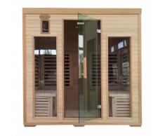 Infrarotkabine HWC-D48, Infrarotsauna Wärmekabine, Musik LED Sicherheitsglas Sauerstoff ~ Variantenangebot