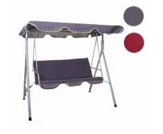 Hollywoodschaukel HWC-D61, Gartenschaukel Hängeschaukel Bank, 3-Sitzer UV 50+ verstellbares Dach 197x185cm ~ Variantenangebot