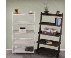 Regal Standregal Pflanzregal Blumenständer, 119x64x45cm, Shabby-Look, Vintage ~ Variantenangebot