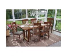 6x Esszimmerstuhl HWC-G62, Küchenstuhl Lehnstuhl Stuhl, Stoff/Textil Massiv-Holz Landhaus ~ Variantenangebot