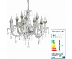 LED-Kronleuchter HW154, Hängeleuchte Lüster, 9-flammig 27W EEK A++ ~ Variantenangebot