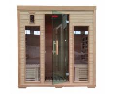 Infrarotkabine HWC-D48, Infrarotsauna Wärmekabine, Musik LED Sicherheitsglas Sauerstoff ~ Variantenangebot