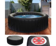 Whirlpool HWC-E32, 4 Personen In-/Outdoor heizbar aufblasbar Ø 180cm FI-Schalter ~ Variantenangebot